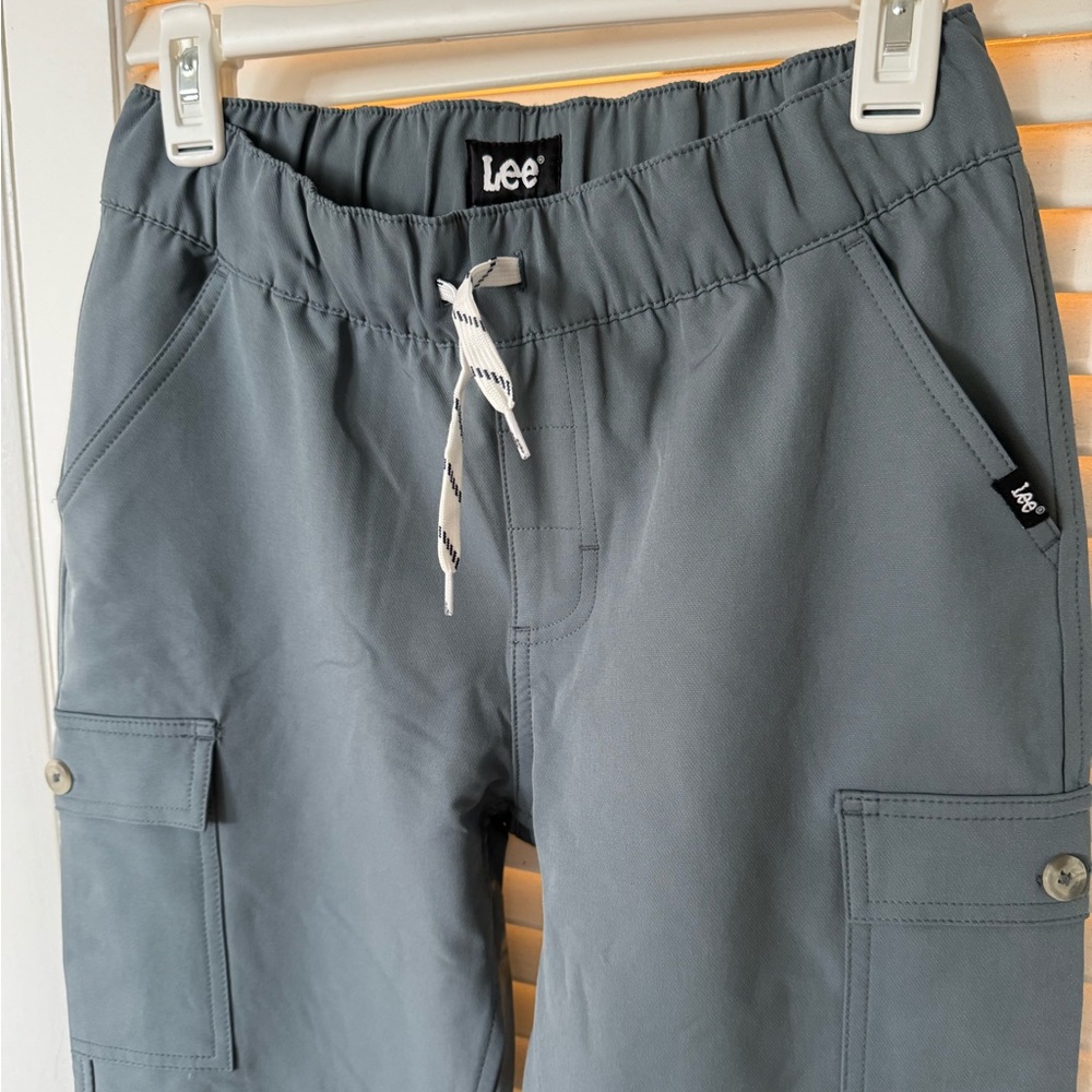 Lee Gray Elastic Waistband Pants kids L